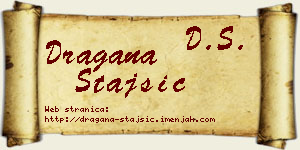 Dragana Stajšić vizit kartica